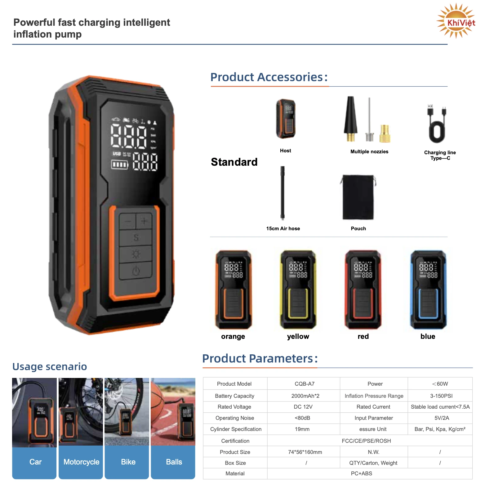 Powerful Fast Charging Intelligent Pump