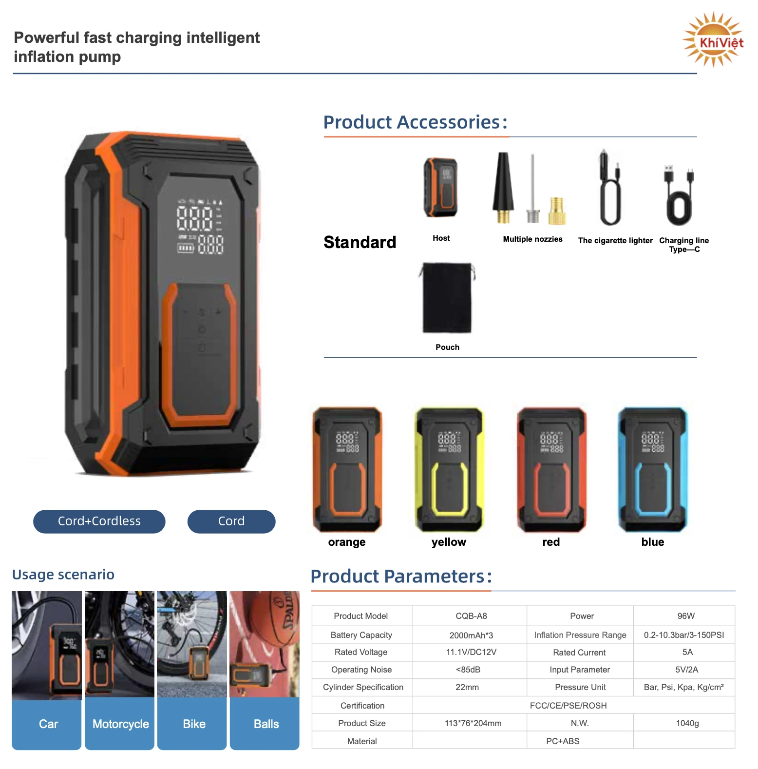 Powerful Fast Charging Intelligent Pump