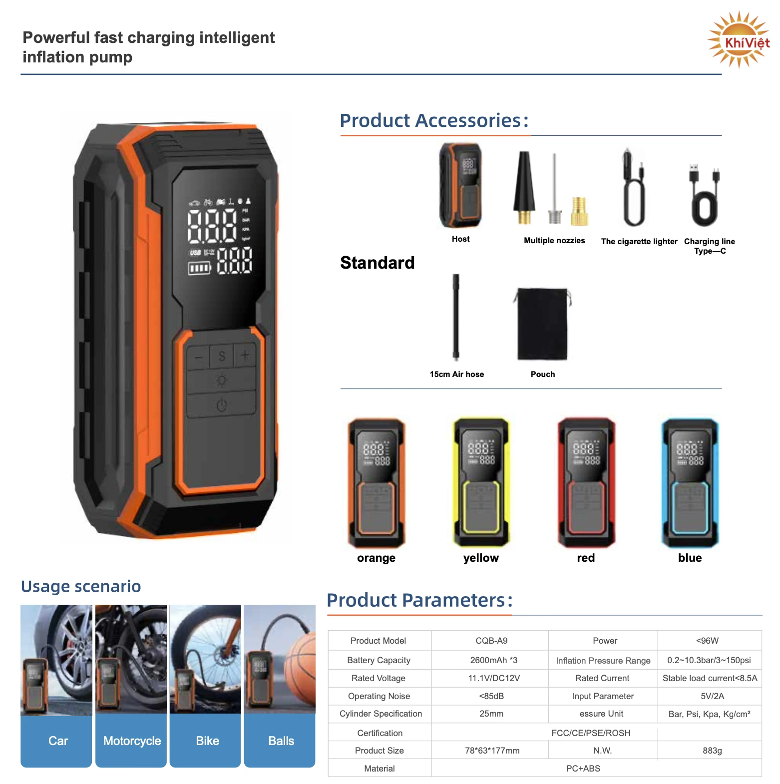 Powerful Fast Charging Intelligent Pump