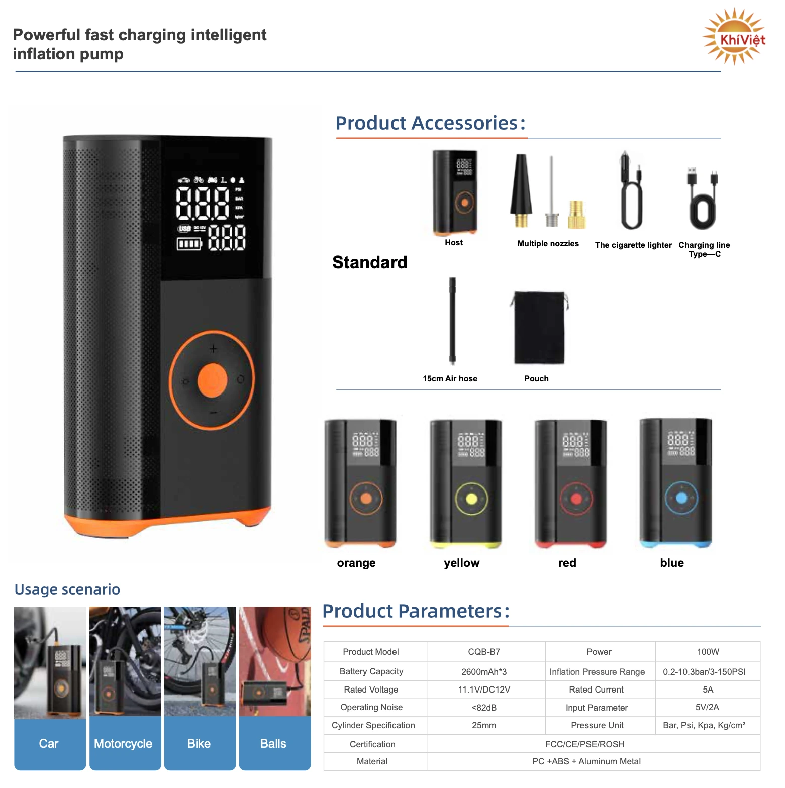 Powerful Fast Charging Intelligent Pump