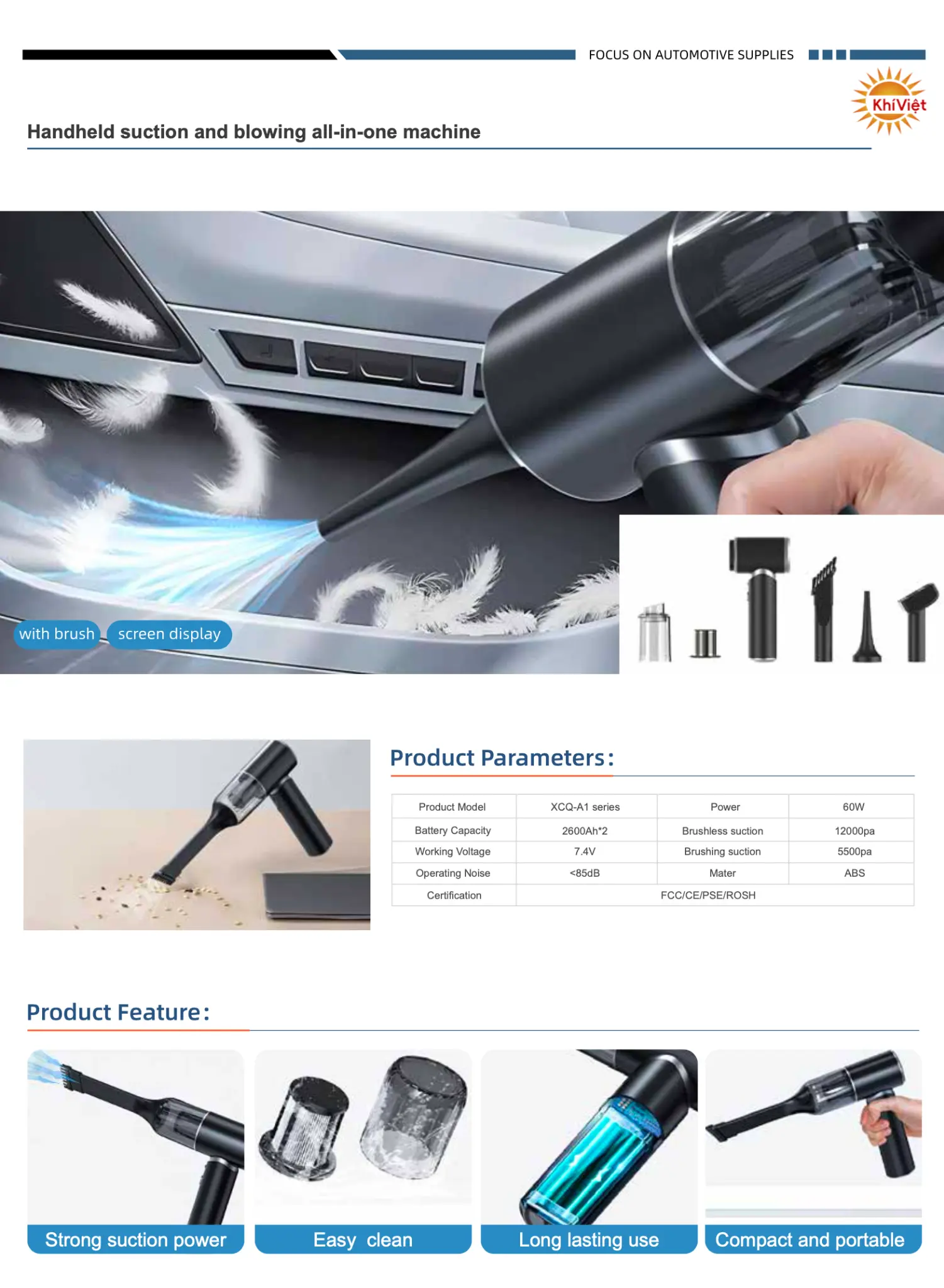 Handheld Suction and Blowing All-in-One Machine product details
