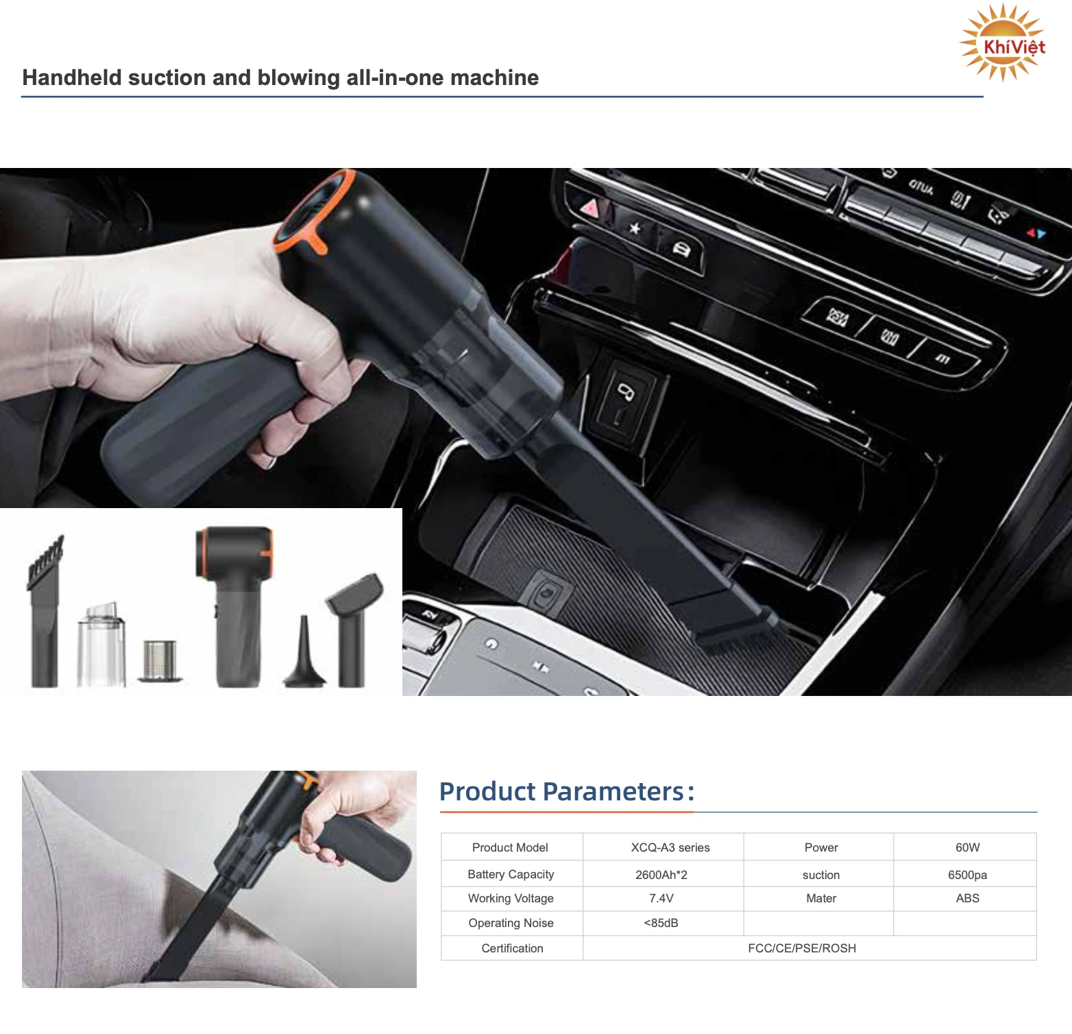 Handheld Suction and Blowing All-in-One Machine